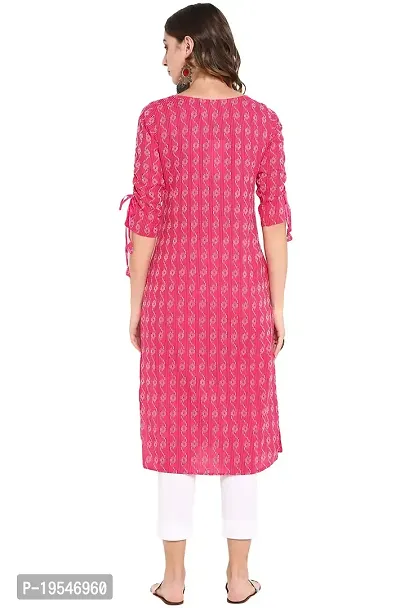 Janasya Women's Pure Cotton Straight Kurta-thumb5