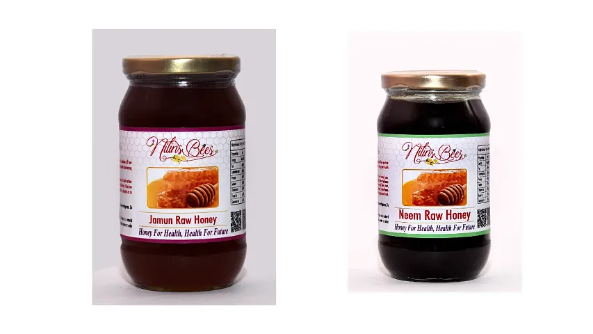 Honey Jamun Honey with Neem Raw Honey Pack of 2 Pack Of 2