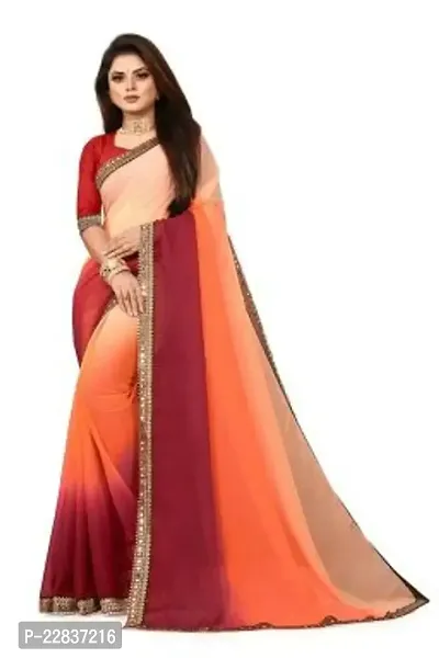 Stylish Fancy Designer Georgette Saree With Blouse Piece For Women