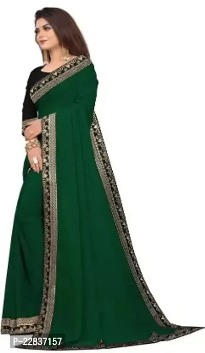 Stylish Fancy Designer Georgette Saree With Blouse Piece For Women-thumb2