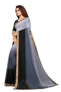 Stylish Fancy Designer Georgette Saree With Blouse Piece For Women-thumb1