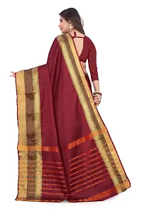 Stylish Art Silk   Saree with Blouse piece-thumb1