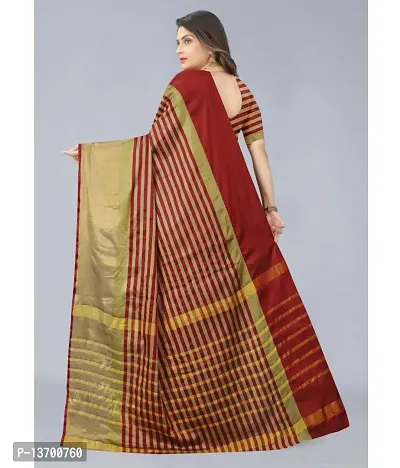 Stylish Art Silk   Saree with Blouse piece-thumb2