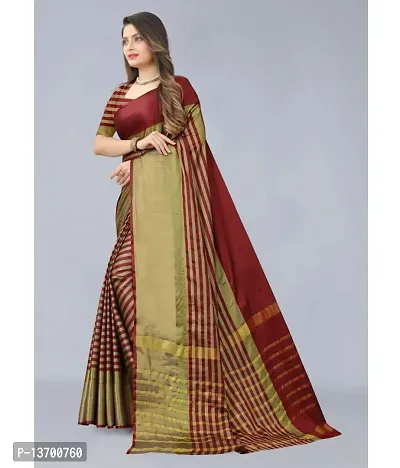 Stylish Art Silk   Saree with Blouse piece-thumb0