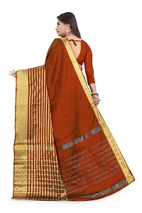 Stylish Art Silk   Saree with Blouse piece-thumb1