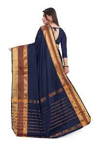 Stylish Art Silk   Saree with Blouse piece-thumb1