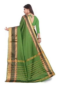 Stylish Art Silk   Saree with Blouse piece-thumb1