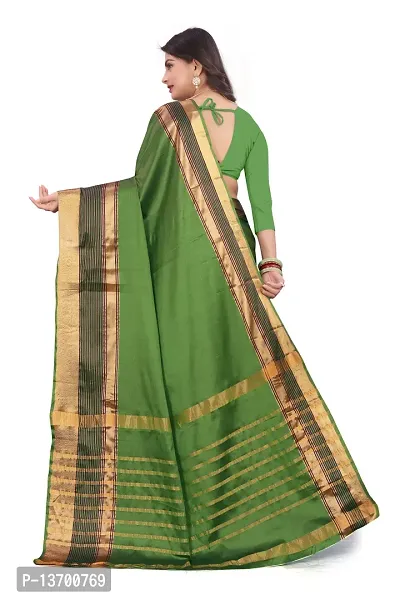 Stylish Art Silk   Saree with Blouse piece-thumb2