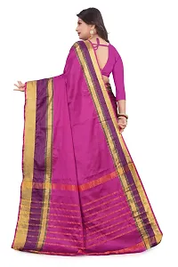 Stylish Art Silk   Saree with Blouse piece-thumb1