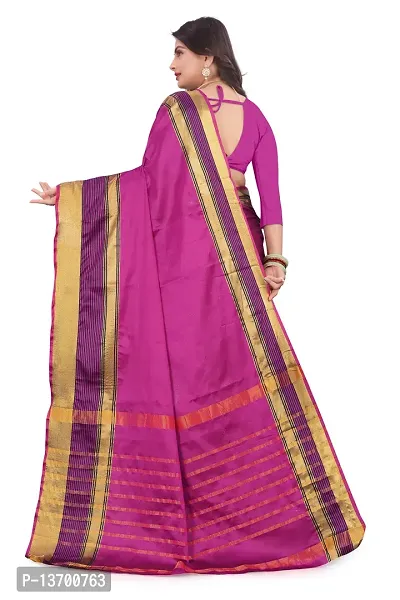 Stylish Art Silk   Saree with Blouse piece-thumb2