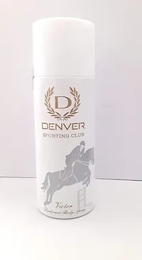Denver Deodorant Body Spray Sporting Club Victor for Men, 165ml Bottle-thumb1