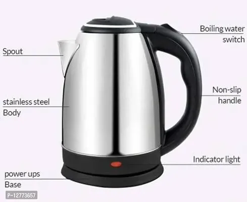 Cordless - 7 Cup Hot Water Tea Coffee Electric Kettle Beverage Maker&nbsp;&nbsp;(2 L)_K16-thumb0