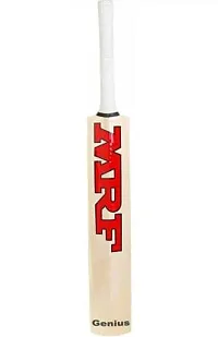 MRF GENIUS SIGNED BY VIRAT KOHLI TENNIS BAT Poplar Willow Cricket Bat, Size-4  (Suitable For Tennis Ball Only)-thumb1