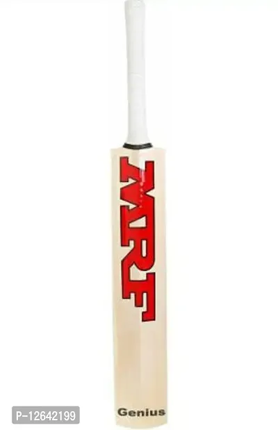 MRF GENIUS SIGNED BY VIRAT KOHLI TENNIS BAT Poplar Willow Cricket Bat, Size-4  (Suitable For Tennis Ball Only)-thumb2