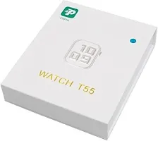 T55 Smartwatch&nbsp;&nbsp;(Black Strap, Free)pack of 1-thumb2