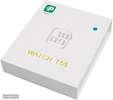 T55 Smartwatch&nbsp;&nbsp;(Black Strap, Free)pack of 1-thumb3