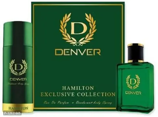 Denver Hamilton Gift Set (Perfume 60 ML+Deo 165 ML) Perfume Body Spray - For Men&nbsp;&nbsp;(225 ml)-thumb0