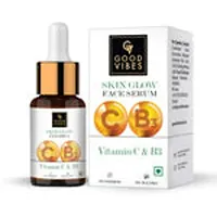 Good Vibes Vitamin C  Vitamin B3 Skin Glow Serum, 10 ml With Anti Aging Properties Helps Reduce Fine Lines and Wrinkles, Naturally Glowing Face Serum For All Skin Types-thumb2