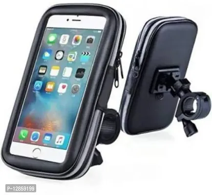 Cell Phone Bike Holder Phone Bike Mount for Motorcycle Touch Screen Waterproof , 360 Degree Rotation Bike Mobile Holder&nbsp;&nbsp;(Multicolor)-thumb0