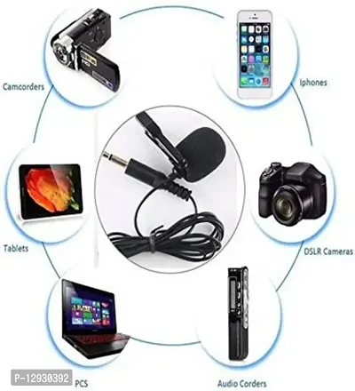Collar Mic ,Noise Cancelling ,Clip Microphone For Youtube | Collar Mike for Voice Recording | Lapel Mic Mobile, PC-thumb3
