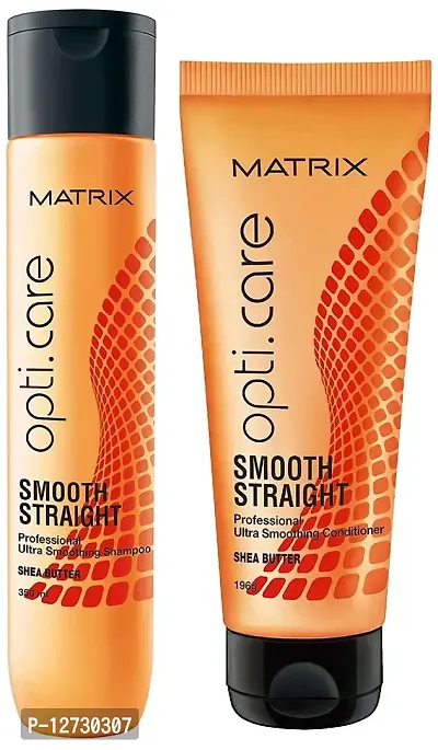 Matrix Opti Care Straight Smoothing Professional Shampoo (350 ML)  Conditioner (196 G) (2 Items in the set)_MX-2Z120-thumb0