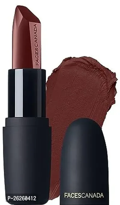 FACES CANADA Weightless Matte Hydrating Lipstick with Almond Oil (Brown Ashes 25, 4.5 g)-thumb2