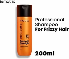 Matrix Opti Care Smooth Straight Professional Shampoo for Ultra Smooth Frizz-free Hair with Shea Butter, Paraben Free&nbsp;&nbsp;(200 ml)_SMP-8MX26-thumb1