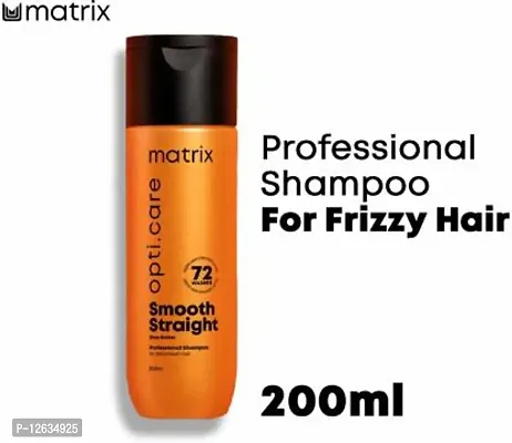 Matrix Opti Care Smooth Straight Professional Shampoo for Ultra Smooth Frizz-free Hair with Shea Butter, Paraben Free&nbsp;&nbsp;(200 ml)_SMP-8MX26-thumb2