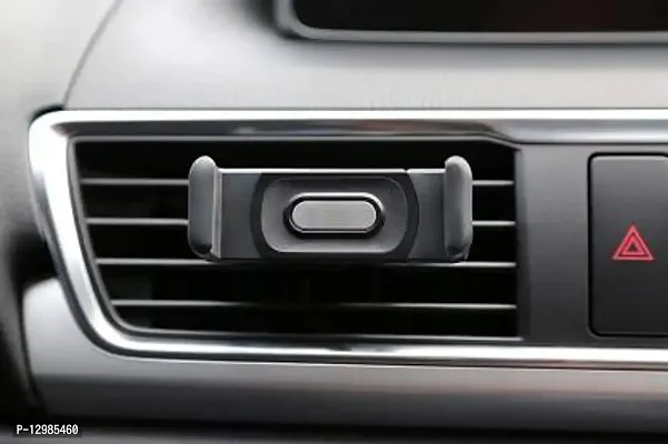 Car Mobile Holder for AC Vent&nbsp;&nbsp;(Silver, Black) PACK OF 1_AC03-thumb0