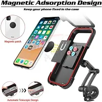 Bike Mobile Holder&nbsp;&nbsp;(Black),  - Waterproof Mobile Phone Holder Case with Touch Screen-thumb1