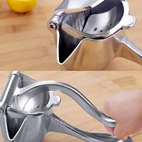 Aluminium Hand Juicer Alloy Fruit Hand Squeezer Heavy Duty Juicer Manual Fruit Press Squeezer (Silver Pack of 1)-thumb2