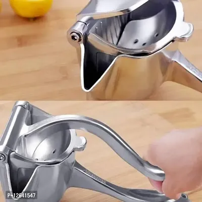 Aluminium Hand Juicer Alloy Fruit Hand Squeezer Heavy Duty Juicer Manual Fruit Press Squeezer (Silver Pack of 1)-thumb3