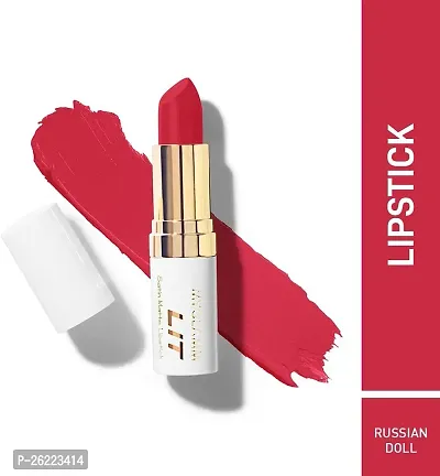 MyGlamm LIT Satin Matte Lipstick, 4.5 G, Russia Doll (Multicolor, 4.5 g)-thumb0