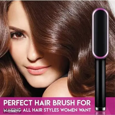 HAIR BRUSH ELECTRIC NOVA HAIR STAIGHTNING COMB HAIR STRAIGHTNER Hair Straightener Brush-thumb3