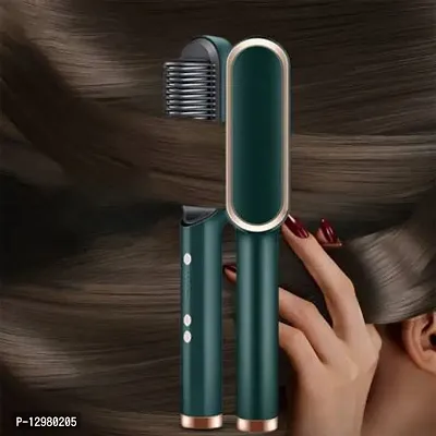 Heating Hair Straightening Brush Ceramic Protection Straightener Hair Straightener Brush&nbsp;&nbsp;-thumb0