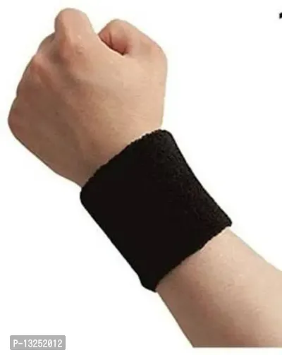 Wrist Black Band Wrist Support&nbsp;(Black) - Pack of 1 Pair-thumb0