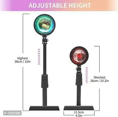 Sunset Projection Atmosphere Sunset Lamp with USB Cable for Room Decor-thumb2