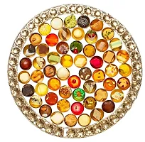 56 Bhog Thali Poojan/Pooja Traditional Thali for Temple, Pooja Room (20 Inches - Golden)Chhappan Bhog Thaal 208-thumb1