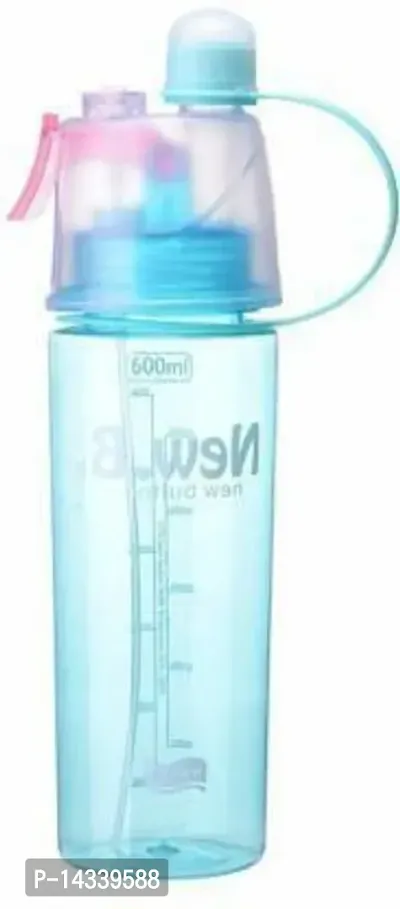 Digital Spray Water Bottle 600 ml Bottle 600 ml Bottlenbsp;nbsp;(Pack of 1, Multicolor, Plastic)