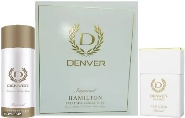 Denver IMPERIAL HAMILTON EXCLUSIVE COLLECTION Gift Set Deodorant Spray  Perfume - For Men  Women