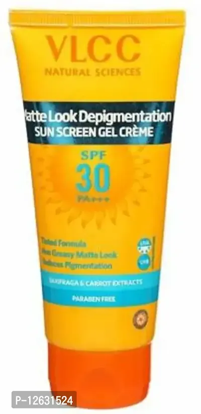 VLCC Matte Look Depigmentation Sun Screen Gel Cream - SPF 30 PA+++&nbsp;&nbsp;(100 g)-thumb0