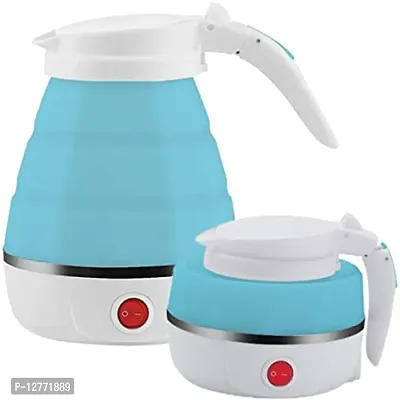 Travel Electric Portable Kettle Foldable 600ML Collapsible Kettle Silicon_K42-thumb0