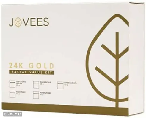 Jovees 24K Gold Facial Value Kitnbsp;(5 x 50 g) - 5 Product Value Kit