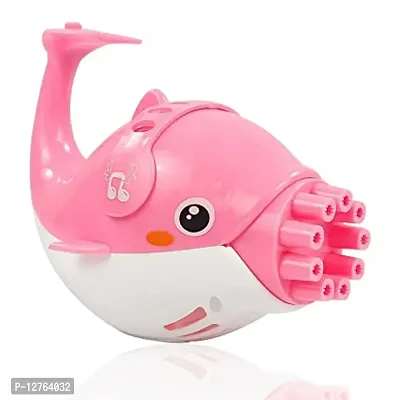 Dolphin Shape Electric Bubbles Gun for Toddlers Toys Gatling Bubble Machine_WG37-thumb0