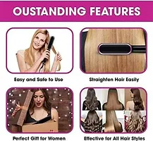 Hair Straightener Comb with 5 Temp. Control and PTC Technloogy for men  women Hair Straightener Comb with 5 Temp.-thumb1