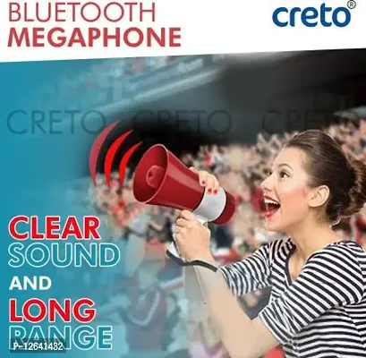 Bluetooth Megaphone(Loud-Speaker)/USB  Memory Card Support,Rechargeable Battery Best for Home/School/Office,240/s HD Voice Recorder Bluetooth Handheld_Megaphone Loudspeaker Indoor, Outdoor PA System&nbsp;&nbsp;(20 W)_MP121-MegaPhone41-thumb3