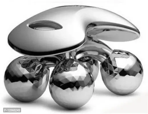 3D Face Roller Ball Massager Face Massager&nbsp;(Silver)-thumb3