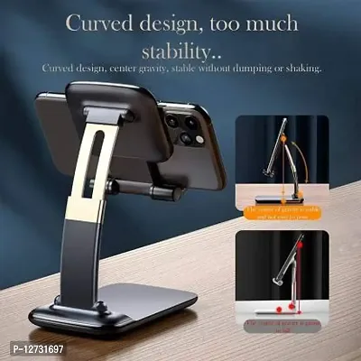 Adjustable Cell Phone Stand, Foldable Portable Phone Stand Phone Holder for Desk, Tablet Stand-thumb3