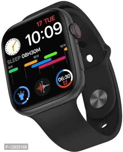 T55 Smart Watch with Scroll working Smartwatch With Stainless Strap Smartwatch&nbsp;&nbsp;(Black  Strap, FREE SIZE)-thumb0