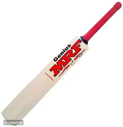 MRF Popular Willow Cricket Bat Poplar Willow Cricket Bat, Size-5 (Suitable For Tennis Ball Only)-thumb0